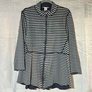 soft surroundings Reversible Peplum Jacket